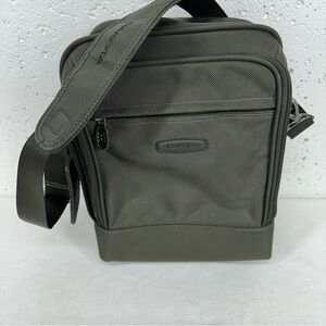 Dakota by TUMI Olive/Brown Travel Over Luggage Handle or Crossbody Bag